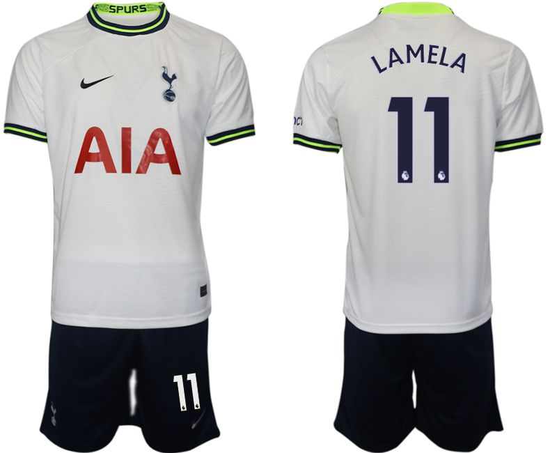 Men 2022-2023 Club Tottenham Hotspur home white #11 Soccer Jersey->tottenham jersey->Soccer Club Jersey